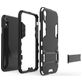Mobigear Armor Stand iPhone XR Hoesje Hardcase Backcover Shockproof met Standaard - Grijs