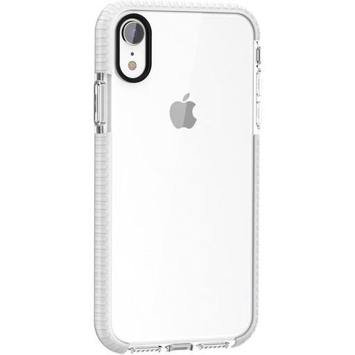 Mobigear Full Bumper iPhone XS Hoesje Hardcase Backcover Shockproof - Wit / Transparant