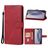 Mobigear Wallet iPhone 16 Pro Hoesje Bookcase Portemonnee - Rood