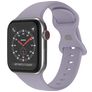 Mobigear Sport Dual Siliconen Apple Watch Bandje Druksluiting - 49/46/45/44 mm - Lavender Grey