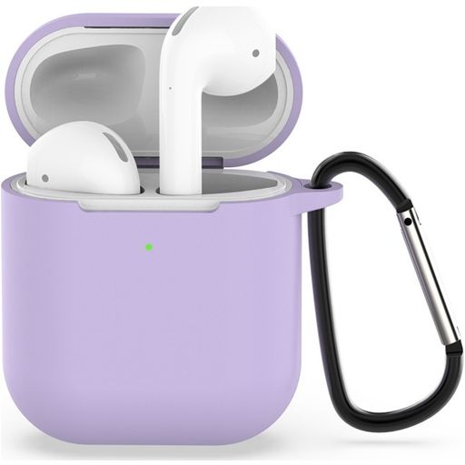 Mobigear Classic Apple AirPods 2 Hoesje Flexibel Siliconen - Paars