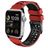 Mobigear Aero Armor Siliconen Apple Watch Bandje Gespsluiting - 49/46/45/44 mm - Rood / Zwart