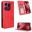 Mobigear Sensation OPPO Find X9 Pro Hoesje Bookcase Portemonnee - Rood