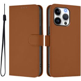 Mobigear Urban Wallet iPhone 16 Pro Hoesje Bookcase Portemonnee - Bruin