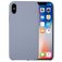 Mobigear Colors iPhone X Siliconen Hoesje Backcover - Paars