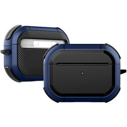 Mobigear Slim Armor Apple AirPods Pro 2 Shockproof Hardcase Hoesje - Blauw