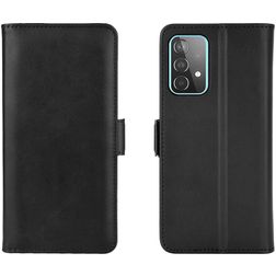 Mobigear Slim Magnet Samsung Galaxy A52 Hoesje Bookcase Portemonnee - Zwart