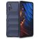 Mobigear Bumpy POCO X4 Pro 5G Hoesje Flexibel TPU Backcover - Donkerblauw