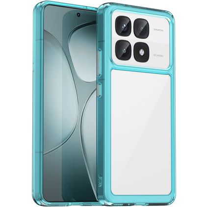 Mobigear Crystal Xiaomi 14T Pro Hoesje Hardcase Backcover - Blauw