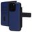 Mobiparts iPhone 16 Pro MagSafe Hoesje Echt Leer Uitneembare 2in1 Bookcase Portemonnee - Blauw