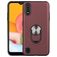 Mobigear Armor Ring Samsung Galaxy A01 Hoesje Hardcase Backcover Shockproof met Ringhouder - Rood