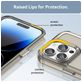 Mobigear Crystal iPhone 15 Pro Hoesje Flexibel TPU Backcover - Grijs