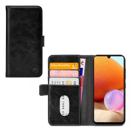 Mobilize Elite Gelly Samsung Galaxy A32 4G Hoesje Bookcase Portemonnee - Zwart