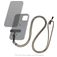 Mobilize Lanyard Universeel Verstelbaar Telefoonkoord - Bruin / Blauw