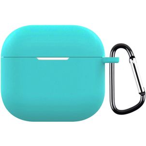 Mobigear Colors Apple AirPods 4 Hoesje Flexibel Siliconen - Groen