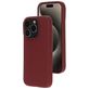 Mobiparts iPhone 15 Pro Siliconen Hoesje Backcover - Plum Red