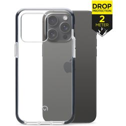 Mobilize Shatterproof iPhone 15 Pro Max Hoesje Hardcase Backcover Shockproof - Transparant / Zwart