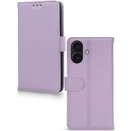 Mobilize Premium Gelly iPhone 17 Hoesje Bookcase Portemonnee - Paars