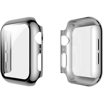 Mobigear Royal Apple Watch - 40 mm Hardcase Hoesje - Zilver