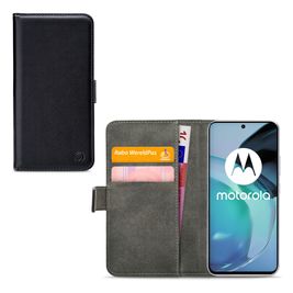 Mobilize Classic Gelly Wallet Motorola Moto G72 Hoesje Bookcase Portemonnee - Zwart