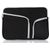 Mobigear Double Zipper Neopreen Laptop Sleeve 12 inch Laptop hoes - Zwart