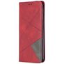 Mobigear Rhombus Slim Xiaomi Redmi 9 Hoesje Bookcase - Rood