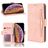 Mobigear Slide Wallet iPhone 11 Hoesje Bookcase Portemonnee - Roze