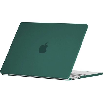 Mobigear Matte MacBook Air 13 Inch (2022-2026) Hoes Hardshell Laptopcover MacBook Case - Groen - Model A2681 / A3113 / A3240 / A3449