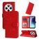 Mobigear Sunflower Xiaomi Redmi 14C Hoesje Bookcase Portemonnee - Rood