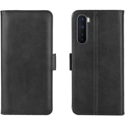 Mobigear Slim Magnet OnePlus Nord Hoesje Bookcase Portemonnee - Zwart