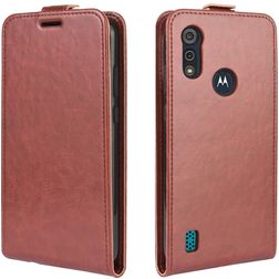 Mobigear Motorola Moto E6s (2020) Hoesje Flipcase - Bruin