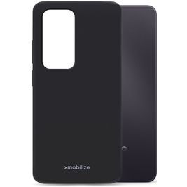 Mobilize Rubber Gelly OPPO A5m Hoesje Flexibel TPU Backcover - Zwart