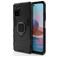 Mobigear Armor Ring Xiaomi Redmi Note 10 4G Hoesje Hardcase Backcover Shockproof met Ringhouder - Zwart