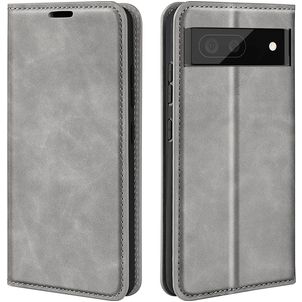 Mobigear Retro Slim Google Pixel 7 Hoesje Bookcase Portemonnee - Grijs