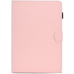 Mobigear Folio Samsung Galaxy Tab S6 Lite Hoes Bookcase + Stylus Houder - Roze
