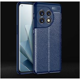 Mobigear Luxury OnePlus 11 Hoesje Flexibel TPU Backcover - Blauw