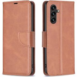 Mobigear Excellent Samsung Galaxy S25 FE Hoesje Bookcase Portemonnee - Bruin