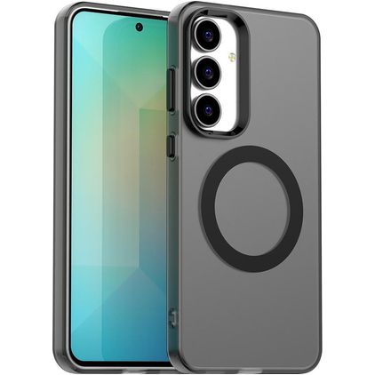 Mobigear Shockproof Samsung Galaxy S25 FE MagSafe Hoesje Hardcase Backcover - Zwart
