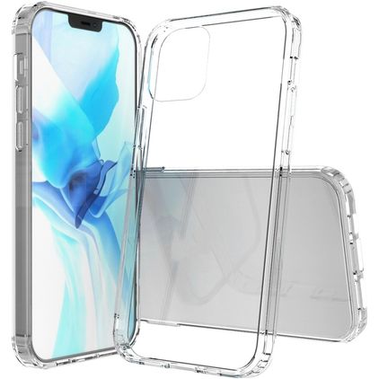 Mobigear Crystal Doorzichtig iPhone 12 Pro Hoesje Hardcase Backcover - Transparant