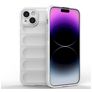 Mobigear Bumpy iPhone 15 Plus Hoesje Flexibel TPU Backcover - Wit