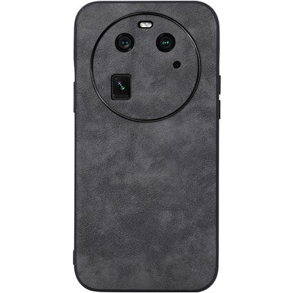 Mobigear Fabric OPPO Find X6 Hoesje Hardcase Backcover - Zwart