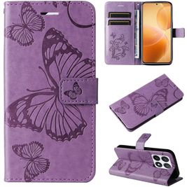 Mobigear Butterfly Xiaomi 14T Pro Hoesje Bookcase Portemonnee - Paars