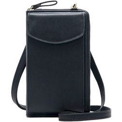 Antonio Fonzo Crossbody Telefoontasje - Large - Charcoal Black