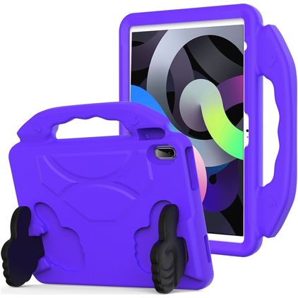 Mobigear Thumbs Up iPad 11 (2025) Kinder Tablethoes met Handvat - Paars