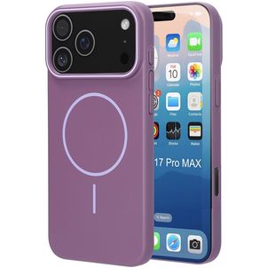 Mobiparts Slim Line iPhone 17 Pro Max MagSafe Hoesje Hardcase Backcover - Imperial Purple