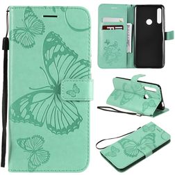 Mobigear Butterfly Huawei P Smart Z Hoesje Bookcase Portemonnee - Turquoise