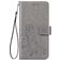 Mobigear Clover Samsung Galaxy M51 Hoesje Bookcase Portemonnee - Grijs