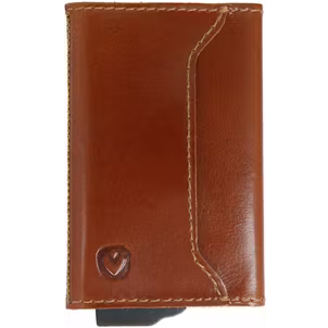 Valenta Card Case Plus Leren Pasjeshouder - 7 Pasjes - Bruin