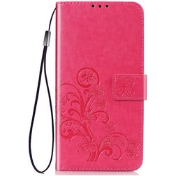Mobigear Clover Xiaomi Mi 9 Hoesje Bookcase Portemonnee - Roze