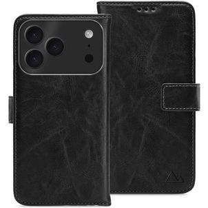 My Style Flex Wallet iPhone 17 Pro Max Hoesje Bookcase Portemonnee - Zwart
